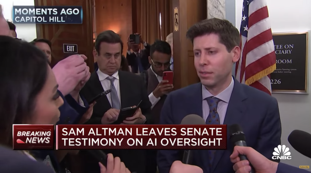 ChatGPT creator Sam Altman reflects on the Senate's A.I. regulatory hearing